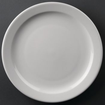 Athena Hotelware borden met smalle rand 25.4cm