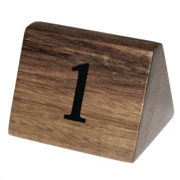 Olympia houten tafelnummers 1-10