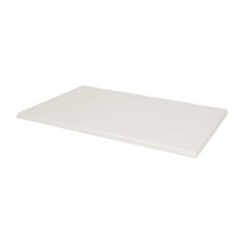 Bolero rechthoekig tafelblad wit