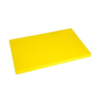 Hygiplas LDPE extra dikke snijplank geel 450x300x20mm