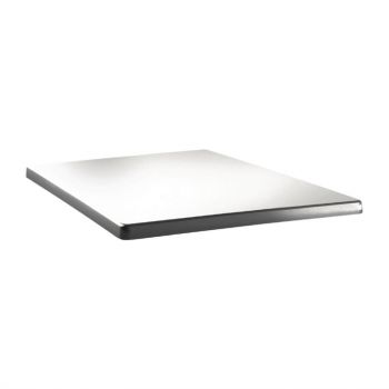 Topalit Classic Line vierkant tafelblad wit 70cm