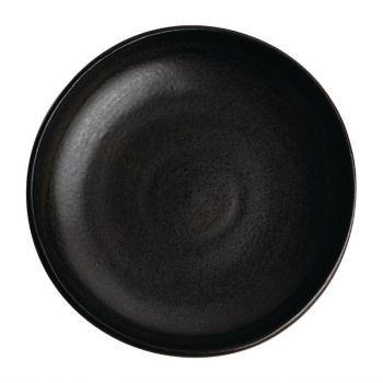 Olympia Canvas diepe coupe borden zwart 23cm