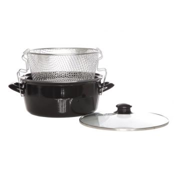 Cosy & Trendy For Professionals 24-12cm Deep Fryer With Basket And Glass