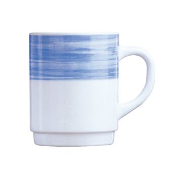 Arcoroc Brush Mug Blue 25cl