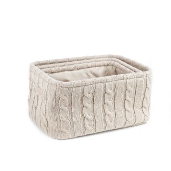Cosy & Trendy S3 Storage Basket Rect. Brown 36x26xh20