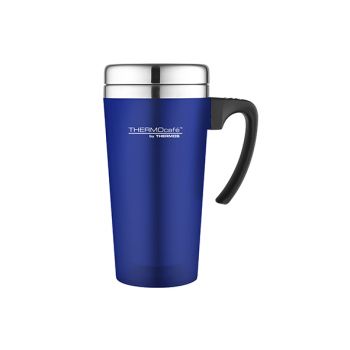 Thermos Soft Touch Travel Mug Blue 420ml