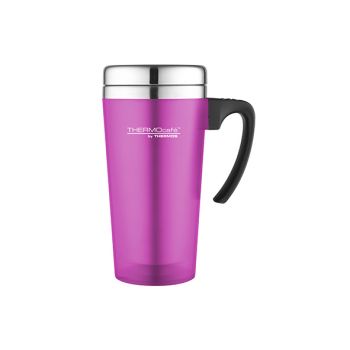 Thermos Soft Touch Travel Mug Pink 420ml