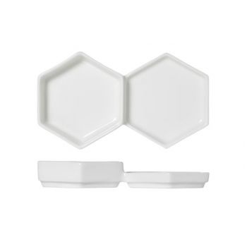 Cosy & Trendy For Professionals Hive Small Twin Plate 18.5x10xh1.7-3cm