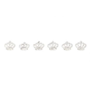 Cosy & Trendy Candle Pin Crystal Crown 5cm