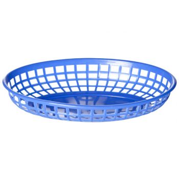 Cosy & Trendy Hamburger Baskets Blue Set6 23x14xh4cm