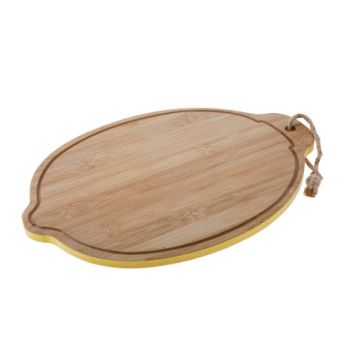 Cosy & Trendy Bamboo Board D35x24x1cm Lemon Shape