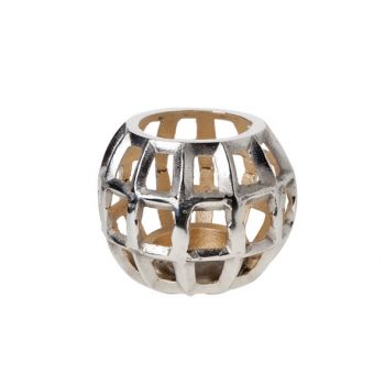 Cosy @ Home Candle Holder Bol Nickle-gold 11cm