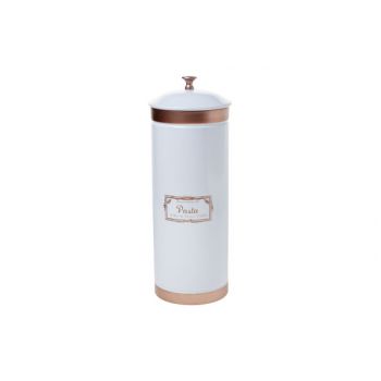 Cosy @ Home Pink Gold Pasta Jar White 11x30