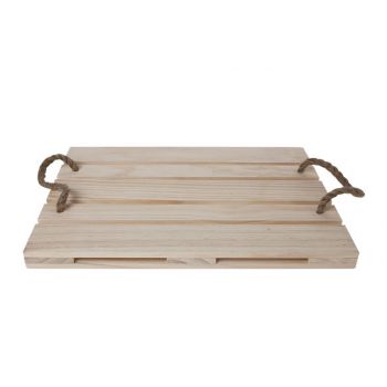 Cosy & Trendy Pallet Serving 38x28x2.5 Wood - Rope