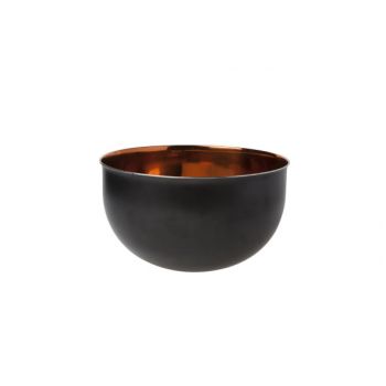 Cosy & Trendy Bowl 26xh14cm Black Out - Copper In