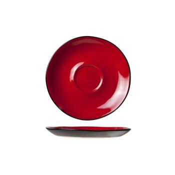 Cosy & Trendy Finesse Red Saucer D14cm