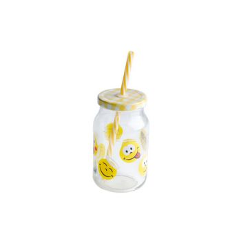 Cerve Emoticons Mug In Glass With Straw