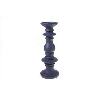 Cosy @ Home Leuchter Dunkel Blau Keramik 12x33cm