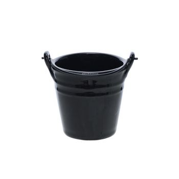 Cosy & Trendy Bucket Black Mini Bucket D8.5xh8.5cm 25c