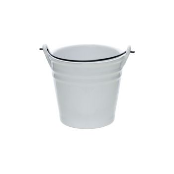 Cosy & Trendy Bucket White Mini Bucket D8.5xh8.5cm 25c