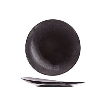 Cosy & Trendy For Professionals Black Granite Teller Flach D27cm