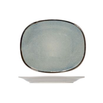 Cosy & Trendy Fez Blue Dessert Plate Oval 19.5x23.5cm