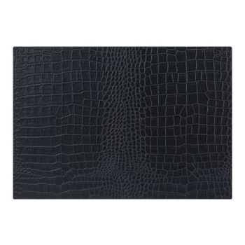 Cosy & Trendy Placemat Leather Look Black 43xh30cm