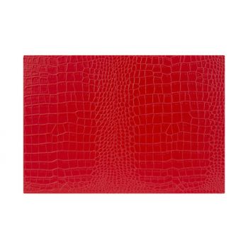 Cosy & Trendy Placemat Leather Look Rot 43xh30cm
