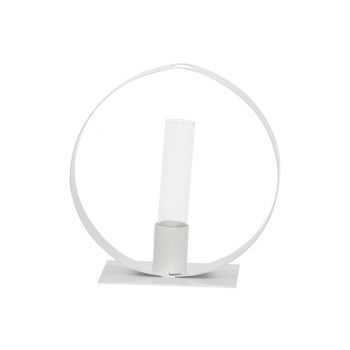 Cosy @ Home Stander 1x Glass Tube D2.5-h12cm Weiss 1