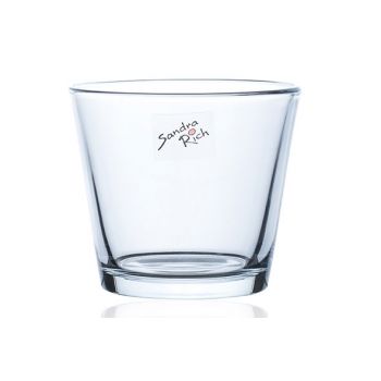 Sandra Rich Teelichtglas Transparent D10xh9cm Konisc