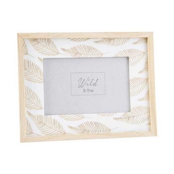 Cosy @ Home Pell Mell Leafs Natural 17x1,6xh22cm Hol