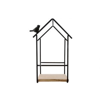 Cosy @ Home Decorack House 1 Bird Schwarz D60 16,5x1