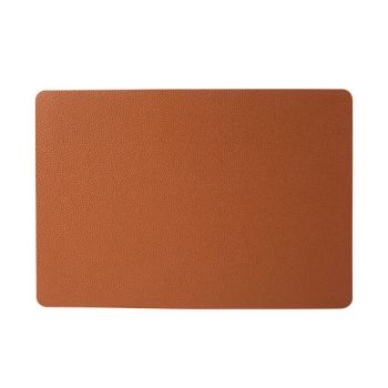 Cosy & Trendy Placemat Leather Brown Rectangular