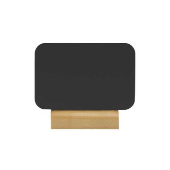 Securit Silhouet Rect Mini Chalkboard Set4 Black