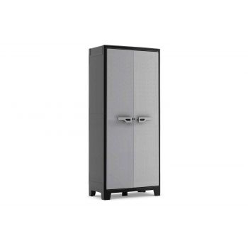 Keter Titan High Cabinet Black-grey 80x44x182c