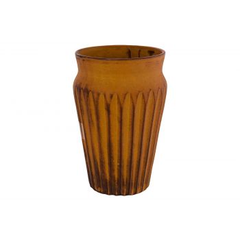 Cosy @ Home Vase Rusty Pattern Rost 10,5x10,5xh16cm