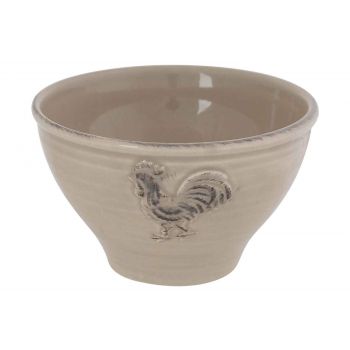 Cosy @ Home Schussel Rooster Foodsafe Beige 14x14xh8