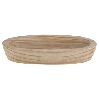 Cosy @ Home Schale Natural 24,5x15xh4,5cm Oval Holz