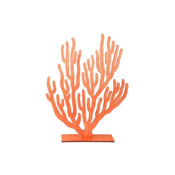 Cosy @ Home Korallenpflanze Orange 31xh40cm Holz
