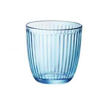 Bormioli Line Wasserglas 29cl Blau Set 6