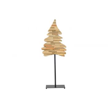 Cosy @ Home Weihnachtsbaum Natural 10x20xh55cm Holz