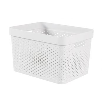 Curver Infinity Recycled Box 17l Dots Weiss