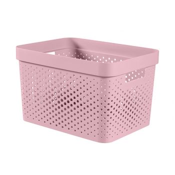 Curver Infinity Recycled Box 17l Dots Rosa