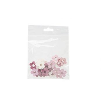 Cosy @ Home Streudeco Set24 Flower Mix Rosa 2xh2cm H