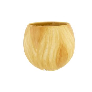 Cosy @ Home Blumentopf Olive Wood Look Natural 12,5x