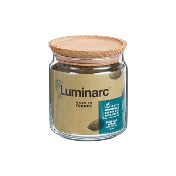 Luminarc Pure Jar Vorratstopf 0,75l Lid Wood