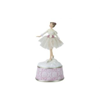 Cosy @ Home Figurine Fairy Music Box Cream 11x11xh21