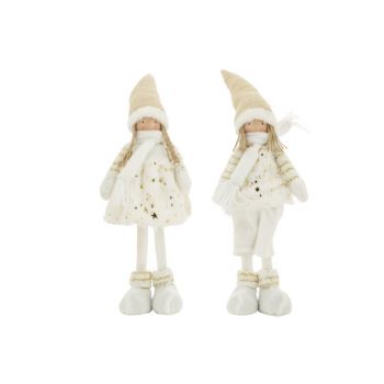 Cosy @ Home Kind Boy And Girl 2 Types Gold Cream 16x12x