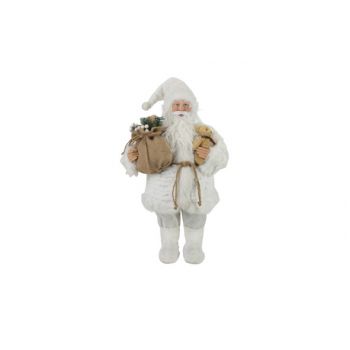 Cosy @ Home Santa Fur Weiss 30x19xh61cm Polyester