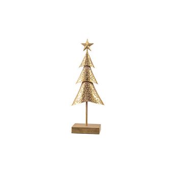 Cosy @ Home Weihnachtsbaum On Foot Gold 19x11xh51cm
